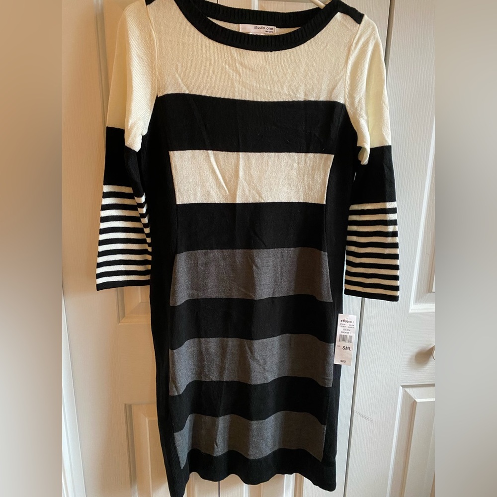 NWT Studio One NY Sweater Dress